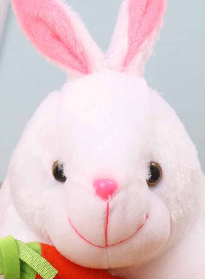 Lata Soft White Rabbit with Carrot Stuffed Toy for Kids Birthaday Gift| Gift - Image 3